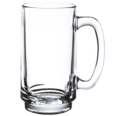Glass Handled Mug - 12.5 oz.