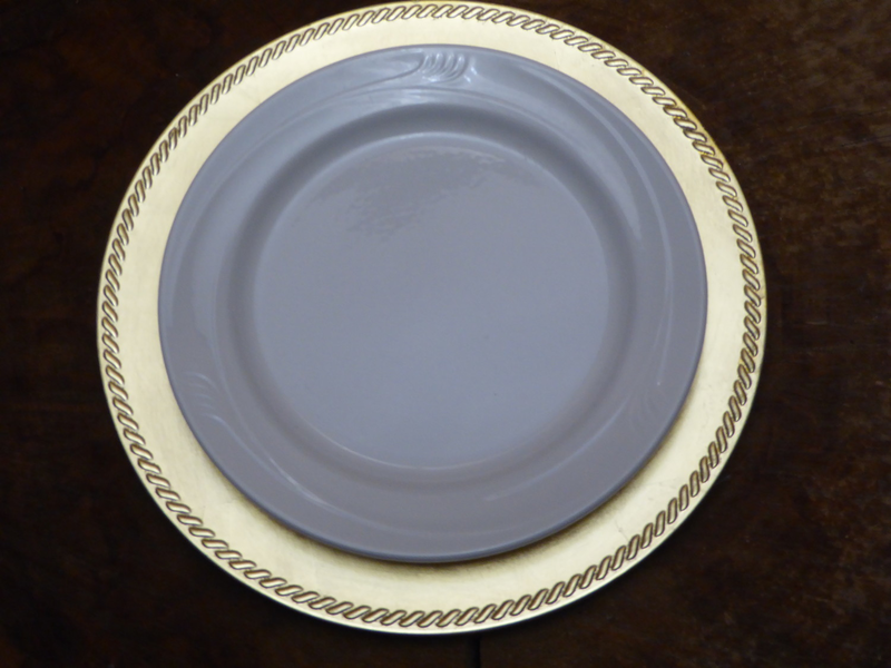 Gold Charger Plates (Acrylic)