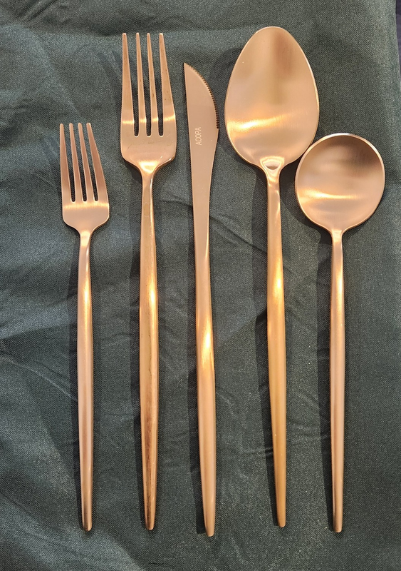 Contemporary Gold Flatware