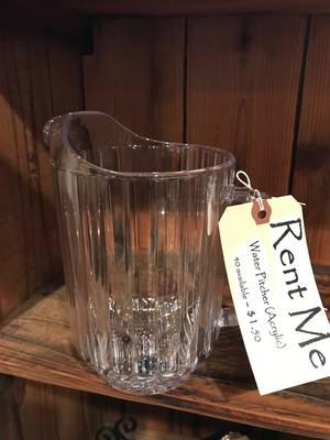 Water Pitcher (Acrylic)