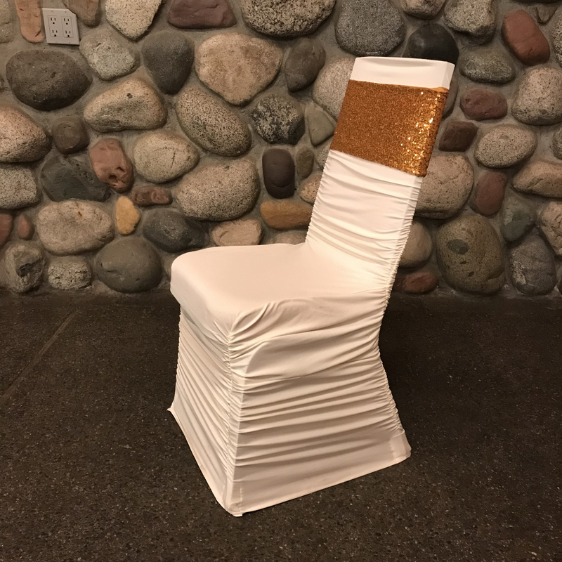 Ruched Spandex Chair Covers