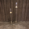 Gold Adjustable Single Candle Holder