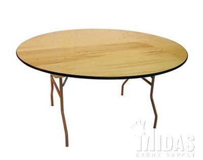 Round 60" Wooden (Seats 6-8)