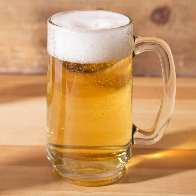 Glass Handled Mug - 12.5 oz.